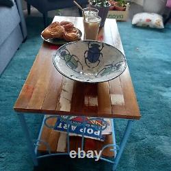 Rustic Coffee Table, Handmade From Reclaimed Canadian Maple Wood