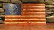 Rustic Engraved Betsy Ross Wooden American Flag