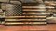Rustic Engraved Wooden American Flag