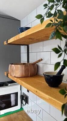 Rustic Wooden Handmade Shelves Reclaimed Recycled With or Without Metal Brackets