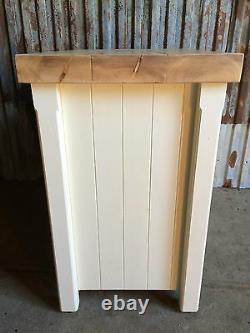 Rustic Wooden Pine Freestanding Shabby Chic Kitchen Island Painted In Any Colour