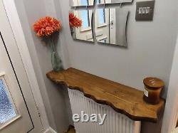 Rustic wooden shelf 60cm