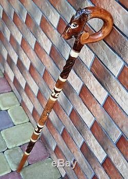 Set of 5 Walking Canes Walking Sticks Wood Wooden Handmade Sale Cane Stick