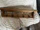 Sold wooden rustic coat rack with shelf handmade farmhouse