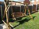 Solid Hand Made Wooden Garden Furniture bench Oak The Swing