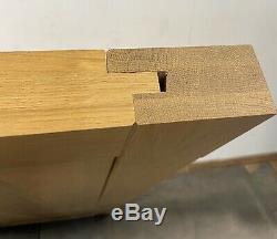 Solid Oak Garage French Door-wooden-hardwood-bespoke-handmade-double-side Hinged