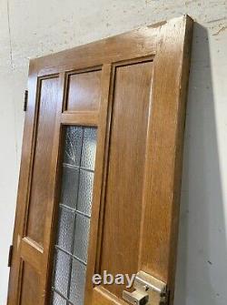 Solid Oak Hardwood Front Door-bespoke-handmade-wooden-1930s-period-leaded