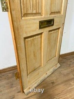 Solid Timber Front Door-handmade-bespoke-wooden-georgian Pine-carolina-entrance