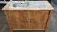 Solid Wood Rustic Chunky Plank Kitchen Sink Unit Wooden Cupboard Made To Order