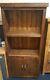 Solid Wood Rustic Chunky Wooden Bookcase With Cupboard Made To Measure