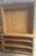 Solid Wood Rustic Chunky Wooden Coat Hook With Shoe Storage Unit Made To Order
