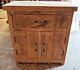 Solid Wood Rustic Storage Cupboard Bathroom Unit Wooden Unit Made To Order