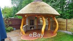 Thatched Gazebo 3.6m. Summer house. Hot tub. Hut. Wooden house. Pergola. Hand Made