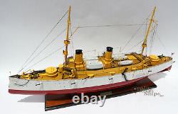 USS Olympia Protected Cruiser Handmade Wooden Ship Model 40 Scale 1100