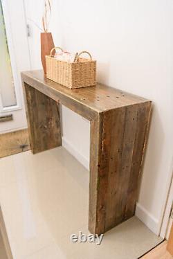 Unique console table Handmade bedside table hallway wooden furniture