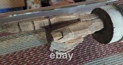 Vintage 22 Hand Carved Wooden Hand Finger Great for Advertising Sign or Display