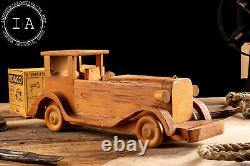 Vintage Handmade Wooden Car