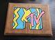 Vintage MTV Wooden Plaque Hanging Sign Hand Made! EUC Rare