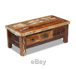 Vintage Rustic Coffee Table Shabby Chic Retro Style Handmade Furniture Wooden