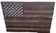 Vintage Rustic Wooden American Flag 36 X 25