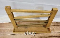 Vintage Wooden Hand Crafted Amish Made Marble Toy Run