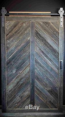 Vintage barn house luxury wooden sliding doors hand made antique wood Individual
