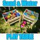 WOODEN SAND or WATER PLAY TABLE SANDPIT GARDEN KIDS INDOOR/OUTDOOR HANDMADE