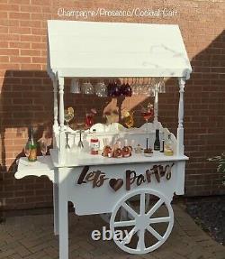 Wedding Candy Cart Prosecco Champagne Cart Bar Portable Fully Collapsible Mobile