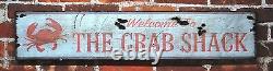 Welcome to the Crab Shack Wood Sign Rustic Hand Made Vintage Wooden Sign