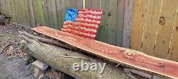 Wooden American Flag 27x14.5 inches Original Hand Carved from Repurposed Wood