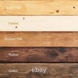 Wooden Book Shelf Floating Solid Timber Pine Display Shelving Board 28cm x 4.4cm