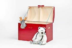Wooden Chest Trunk Beding Toy Box Bed Furniture Wood Ottoman Basket White XXL