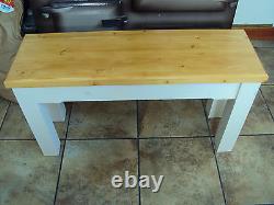 Wooden Farmhouse Handmade Kitchen Dining Bench Sturdy And Solid