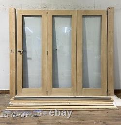 Wooden Hardwood Bi Folding Doors-bifolds-internal-oak Veneer-handmade-bespoke