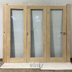 Wooden Hardwood Bi Folding Doors-bifolds-internal-oak Veneer-handmade-bespoke