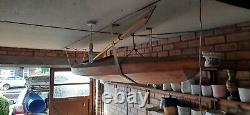 Wooden Kayak / Canoe Ideal Upcycle Decorative Item! Hand Made Vintage Item