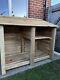 Wooden Log Store 4ft, Firewood Storage. UK Hand Made W-147 H-127 D-89