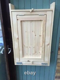 Wooden Outside Wall Hung Bar With Drop Down Legs Ideal For Beer, Wine and Gin