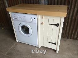 Wooden Pine Kitchen Cupboard Unit Appliance Gap Utility Room In Any Colour
