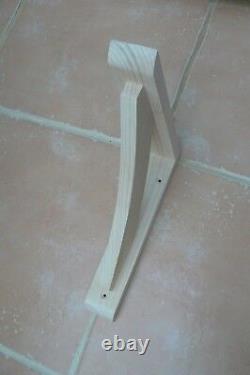 Wooden Shelf Brackets x 10 (Ideal for 10 11.5 Shelves)