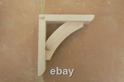Wooden Shelf Brackets x 10 (Ideal for 6 7 Shelves)
