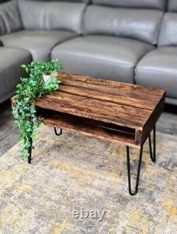 Wooden coffee table rustic table