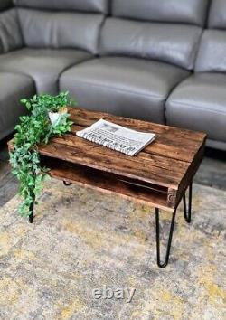 Wooden coffee table rustic table