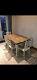 Wooden dining table and chairs 6