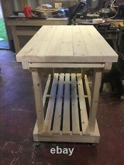 Workbench heavy duty 4x2 Baguley Workbench wooden handmade