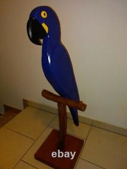XXL. Unique Art. Hyazint macaw.wood.by artist